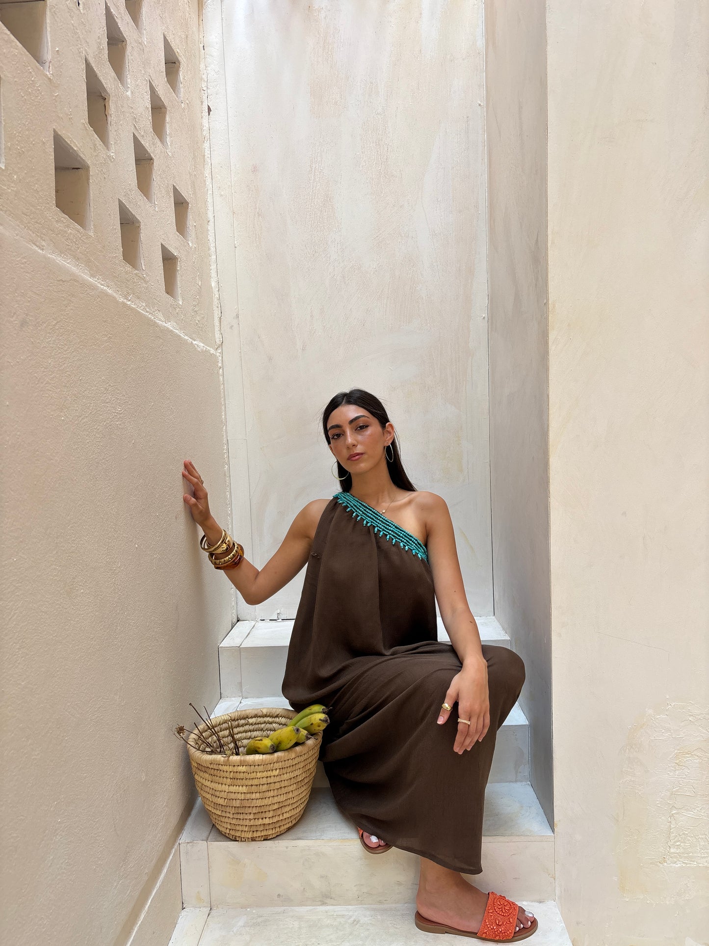 The Shoulder Crush Dress