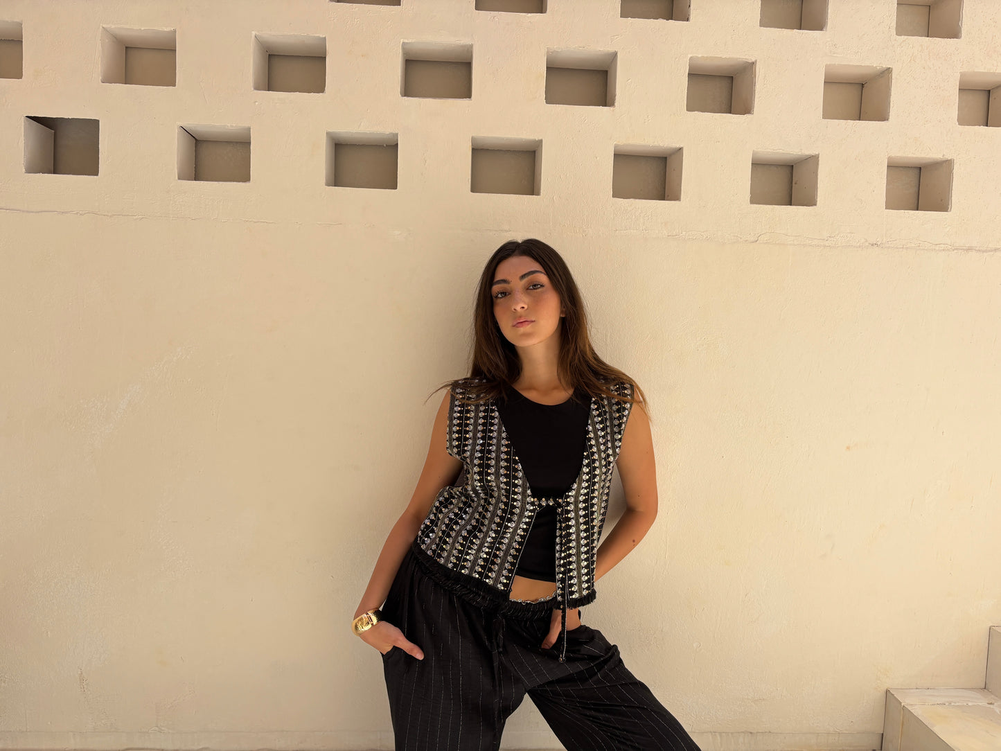 Black & Bold Vest