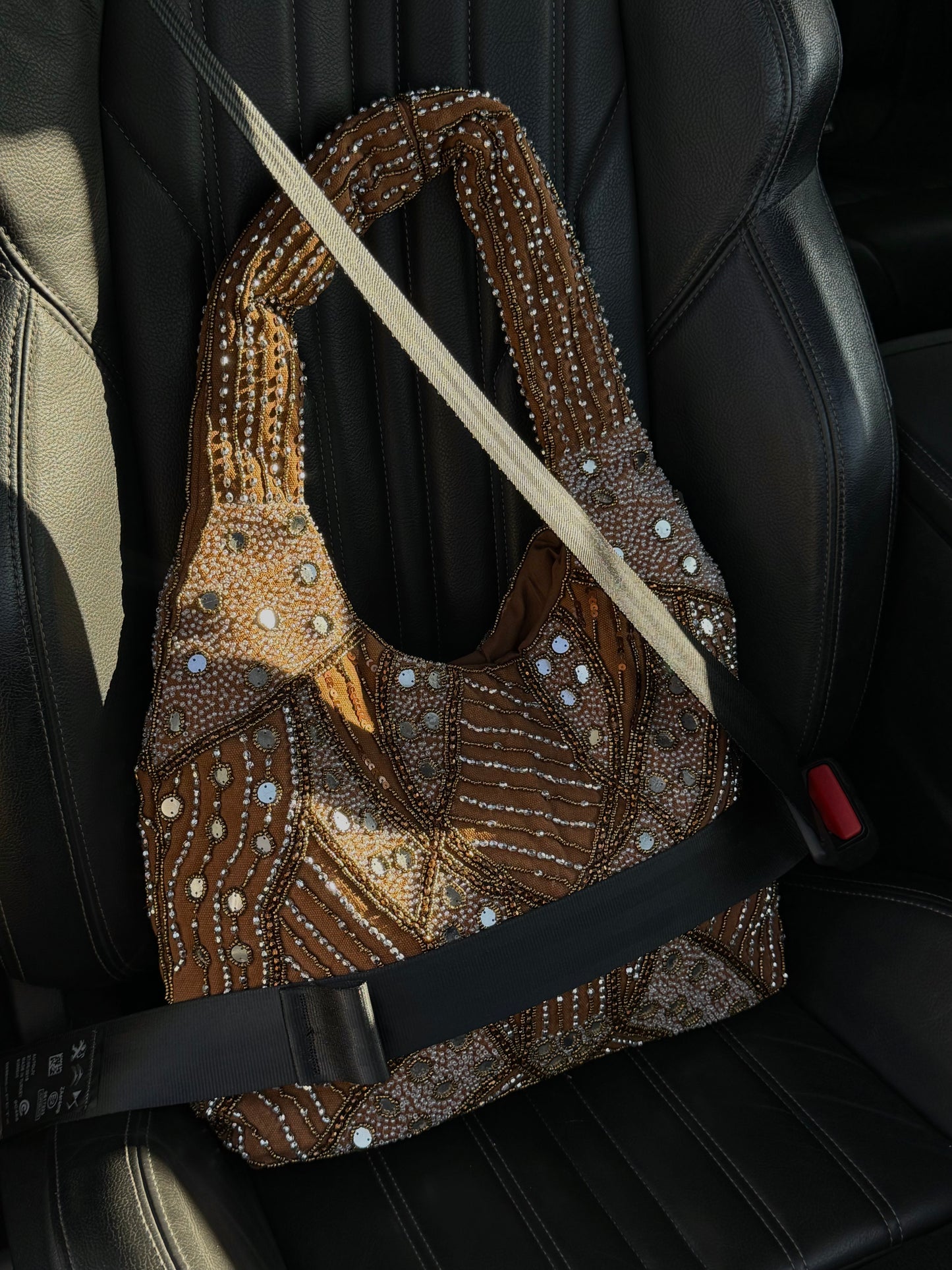 Valentina in Brown Shoulder Bag