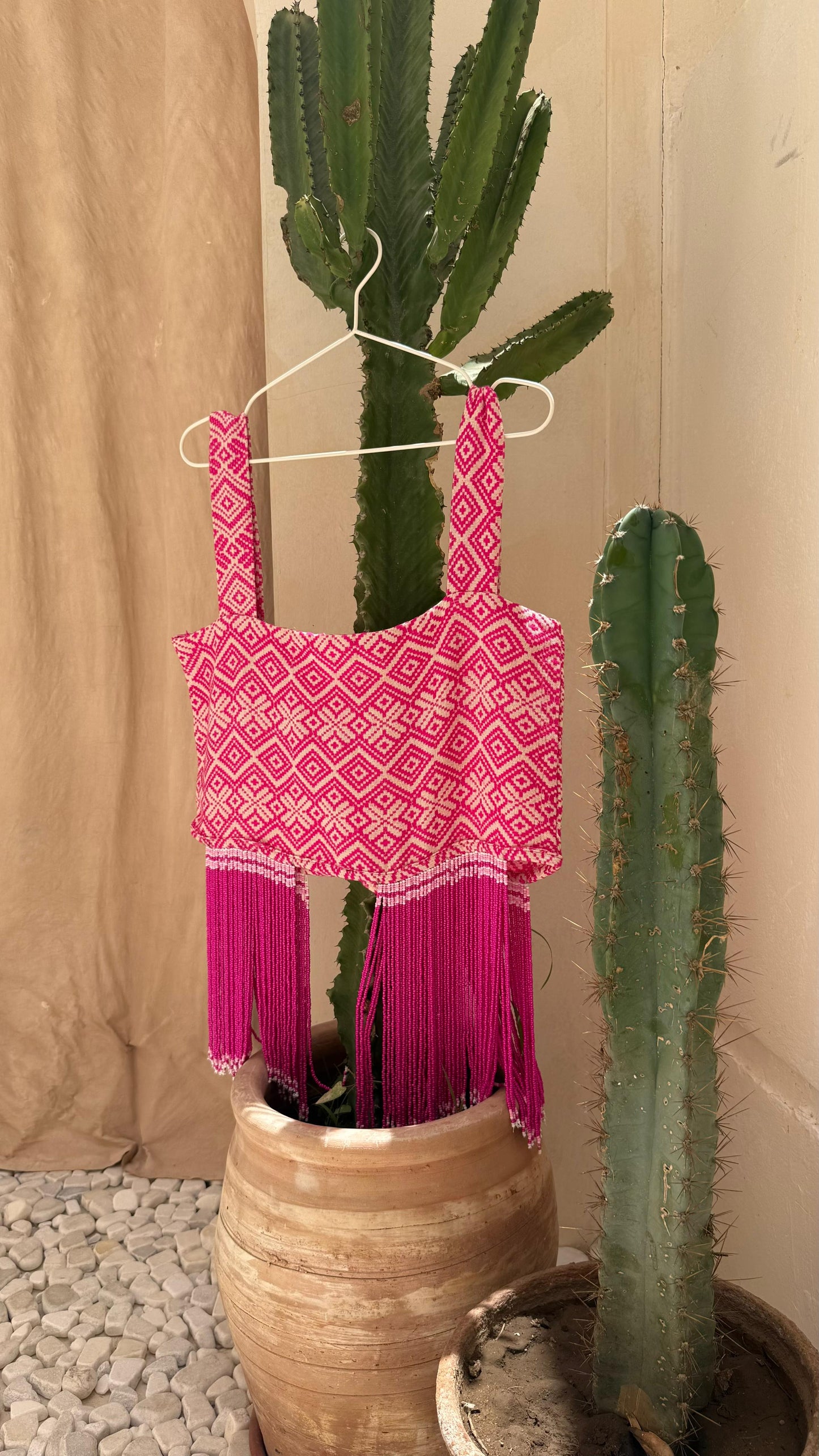 The Fringe Affair Fuchsia Top