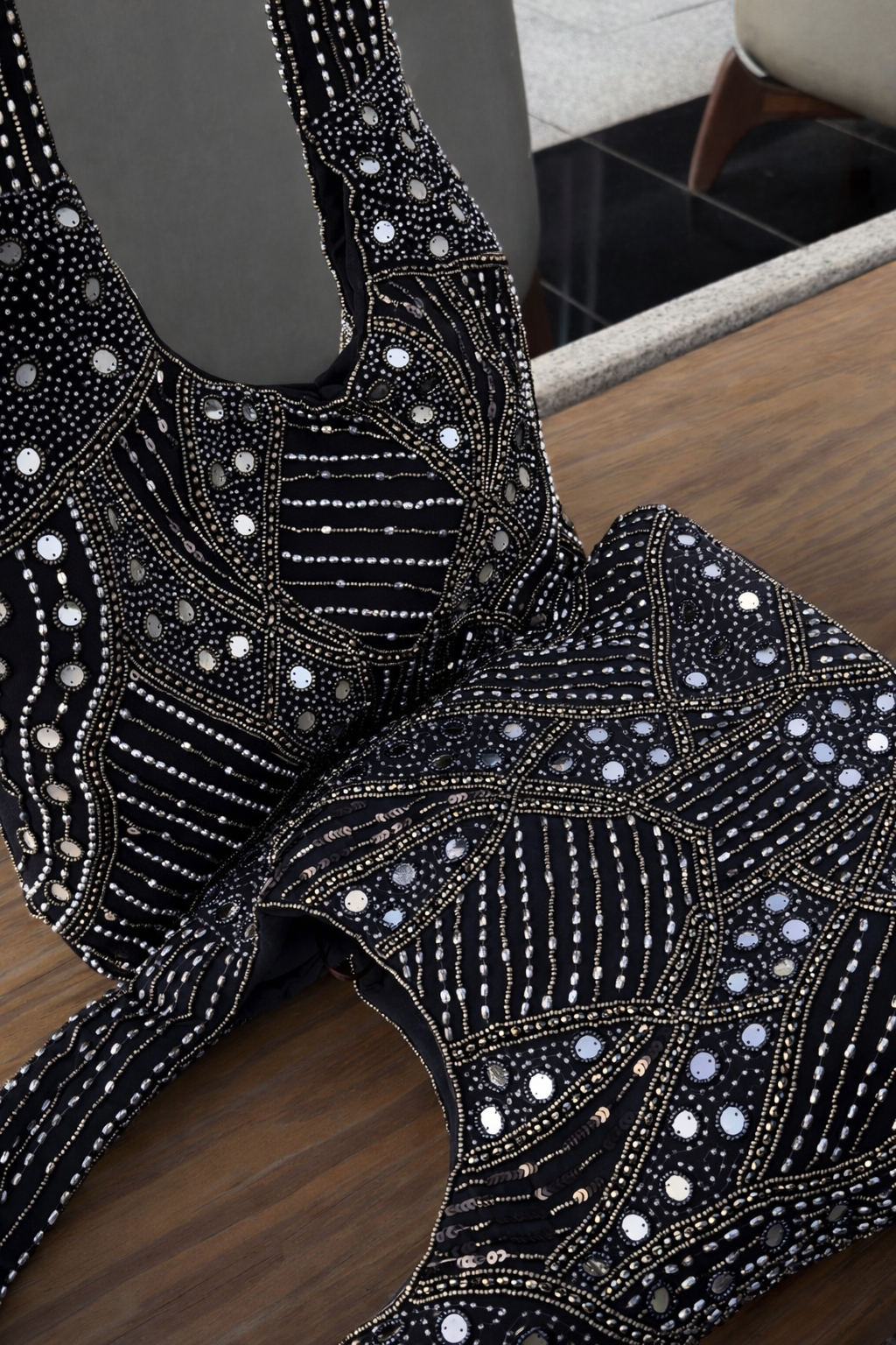 Valentina in Black Shoulder Bag