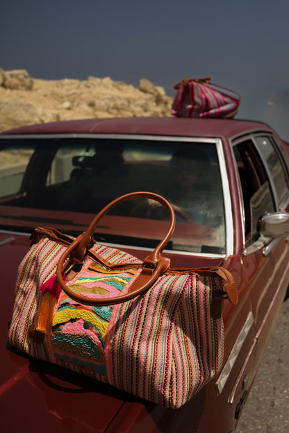Pink Motel Duffle Bag